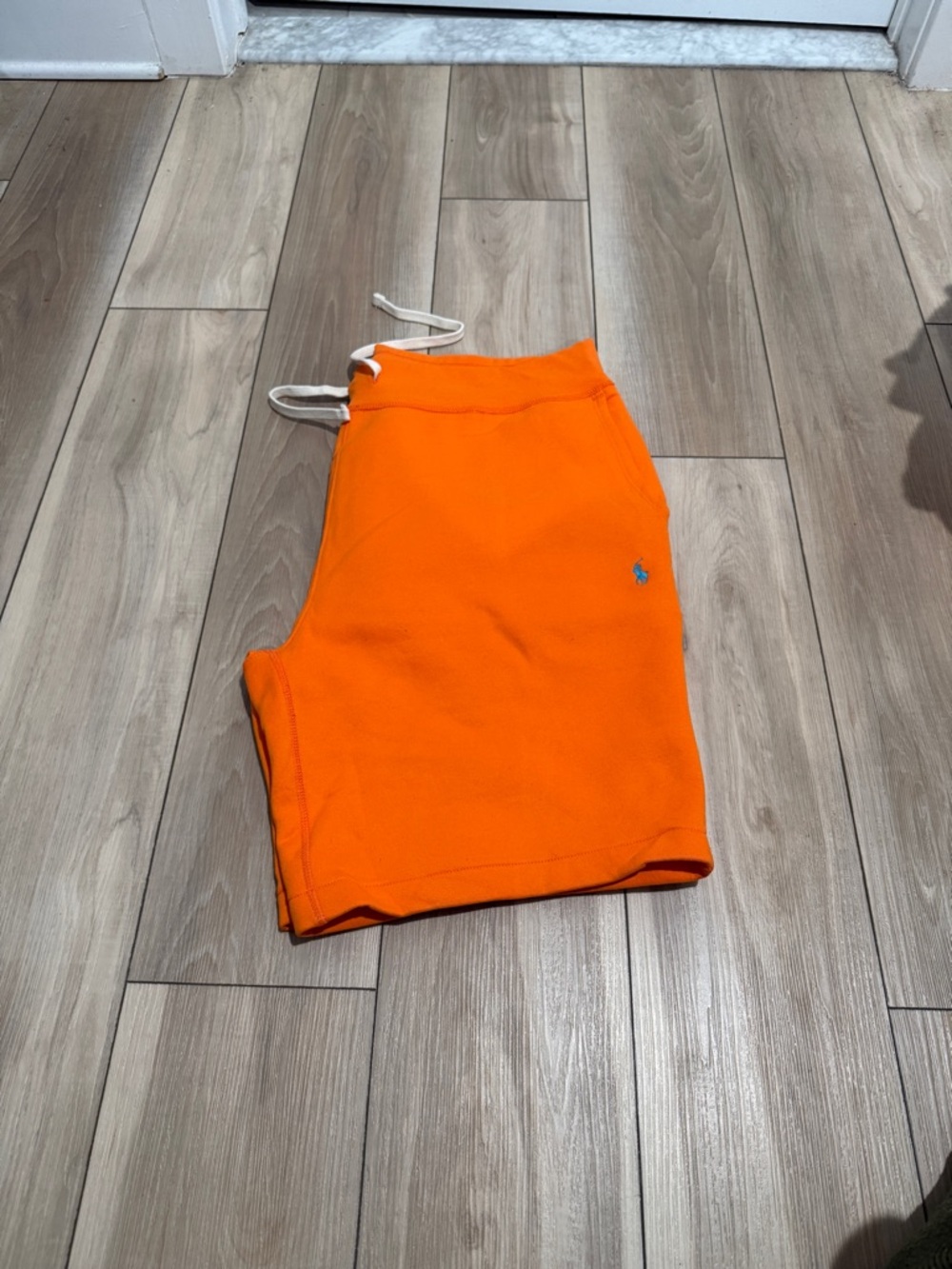 Ralph Lauren Men’s Bright Orange Athletic Drawstring Shorts